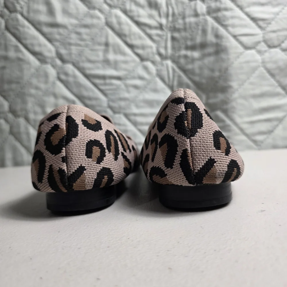 Torrid Pointed Toe Flat Shoes Womens
 Size 9WW
 Leopard Animal Print - Picture 7 of 9